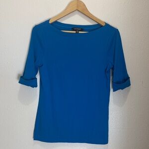 Ralph Lauren Blue Women's Top, Size M